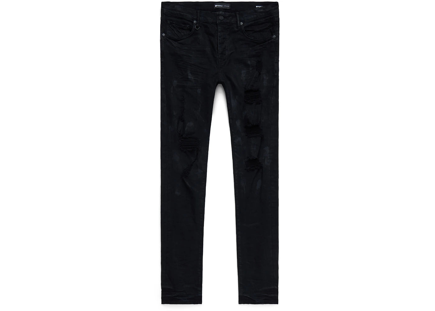 Purple Black Oil Spill Denim