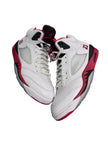 Jordan 5 Retro Fire Red Black Tongue (2025)