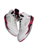 Jordan 5 Retro Fire Red Black Tongue (2025)