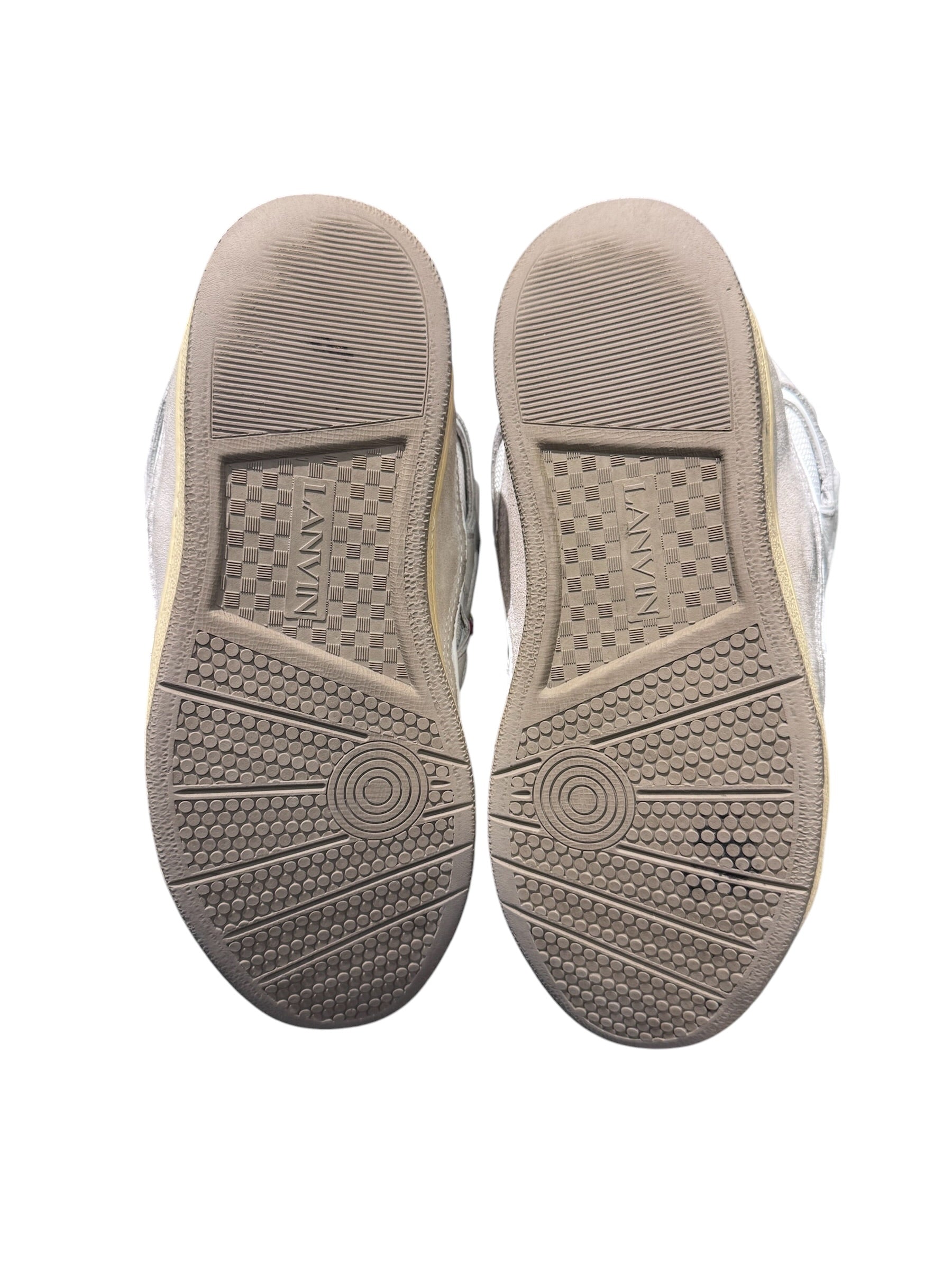 Lanvin Curb Sneaker Beige Multi Color
