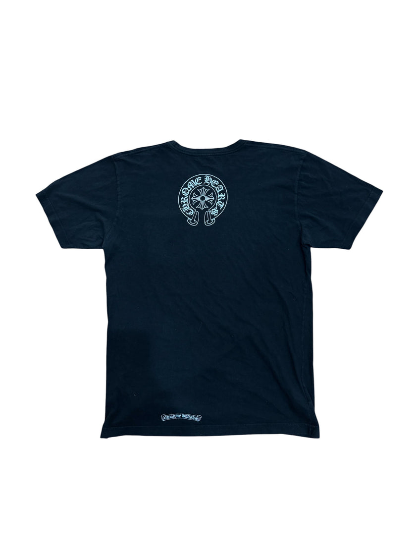 Chrome Hearts Neck-Logo Horseshoe Tee