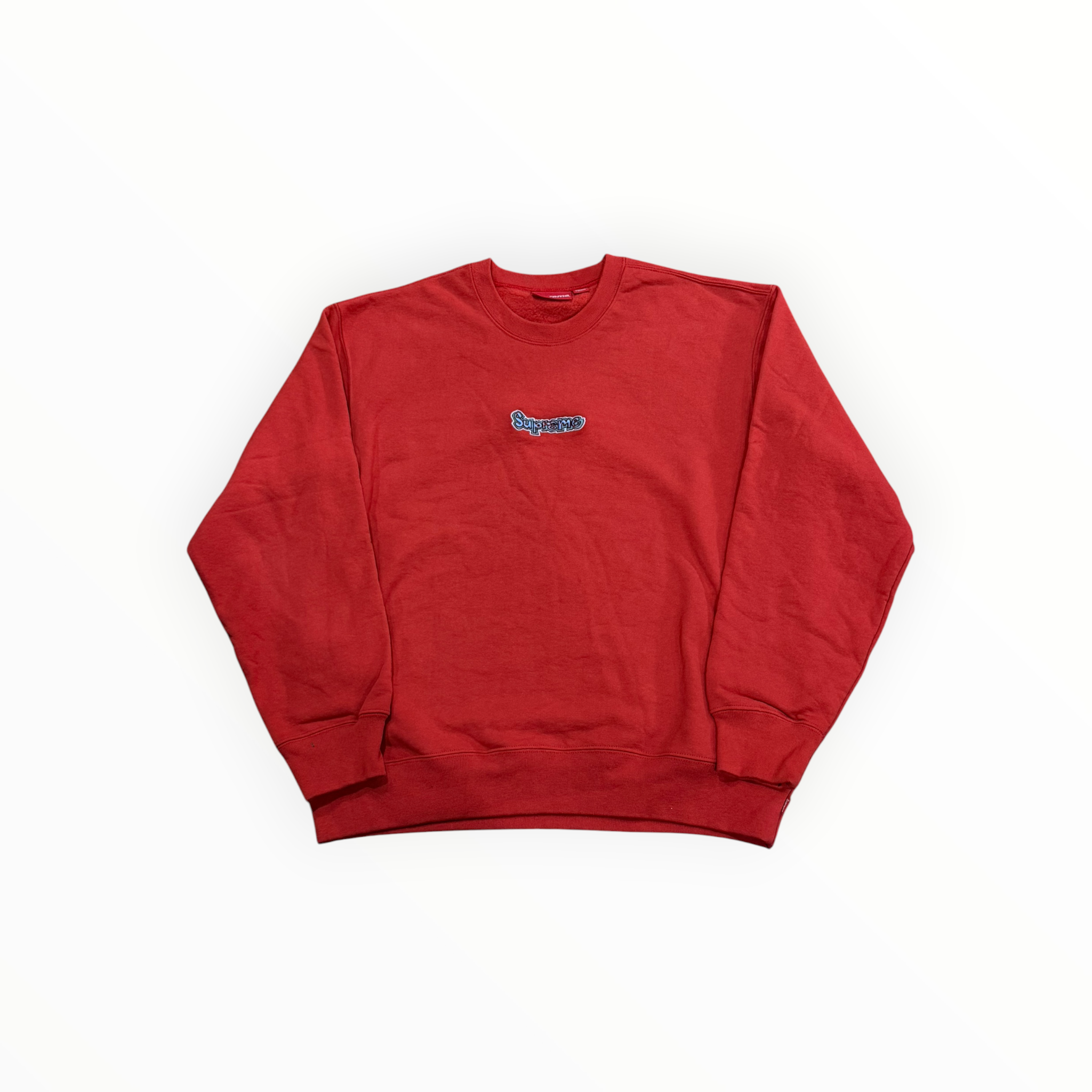 Supreme Gonz Logo Crewneck Burnt Red