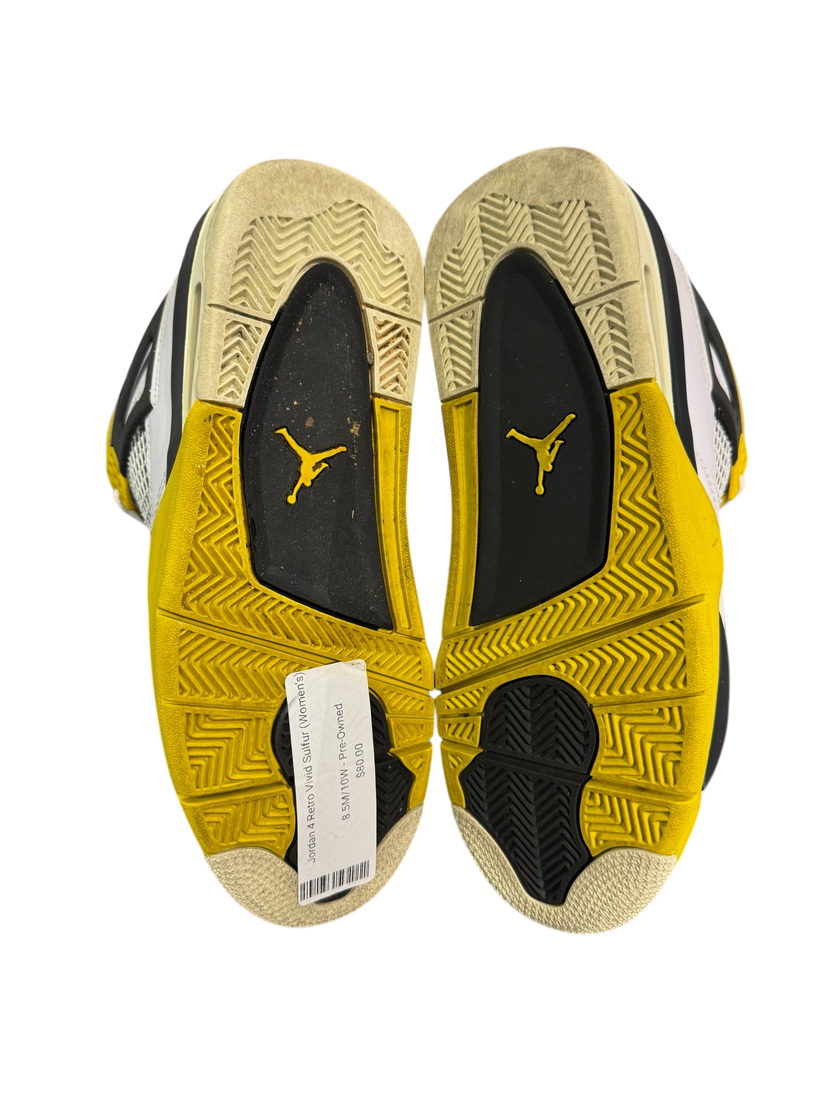 Jordan 4 Retro Vivid Sulfur (Women’s)