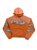 Prestige Flames Pullover Hoodie Orange