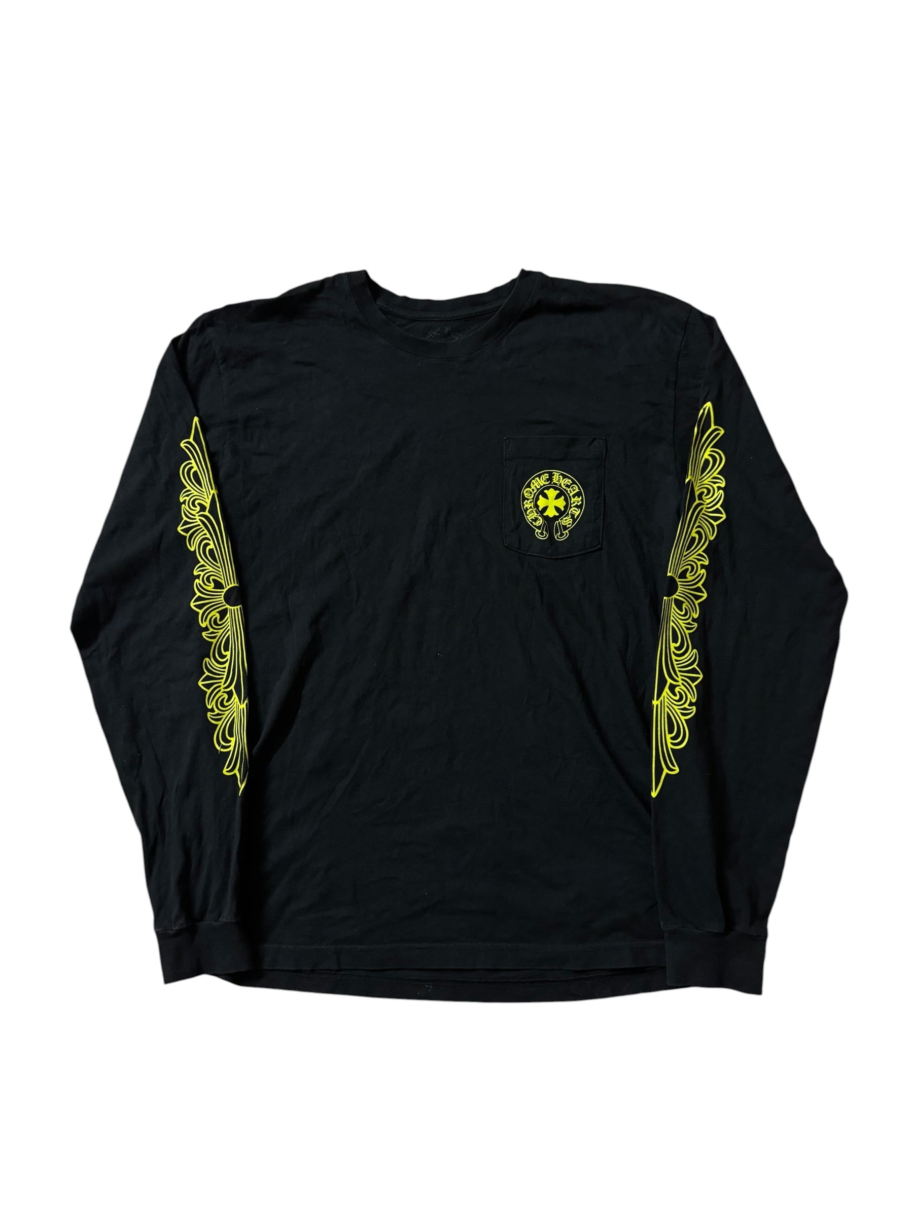 Chrome Hearts Neon Floral Eye Chart Long Sleeve