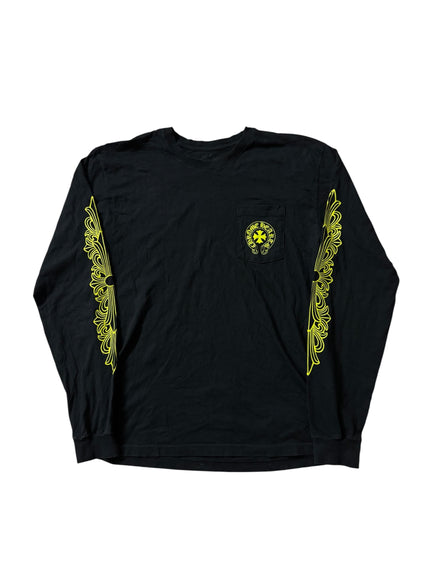 Chrome Hearts Neon Floral Eye Chart Long Sleeve