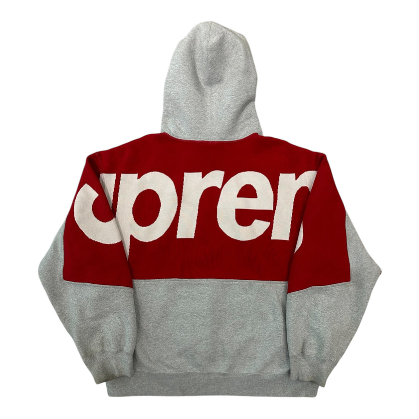 Supreme Big Logo Jacquard Hooded Sweatshirt
