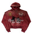 Vale Forever Rockefeller Zip Up Hoodie Red