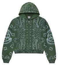 Vale Green Flag Zip Up Hoodie