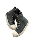 Rick Owens Suede Ramone High Stone Milk