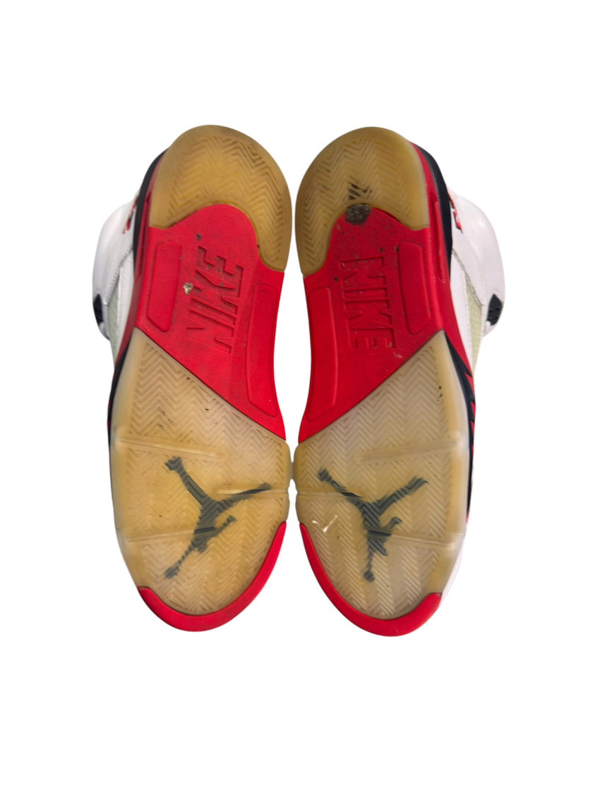 Jordan 5 Retro Fire Red Black Tongue (2025)