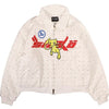 Sicko Mew Leather Jacket White