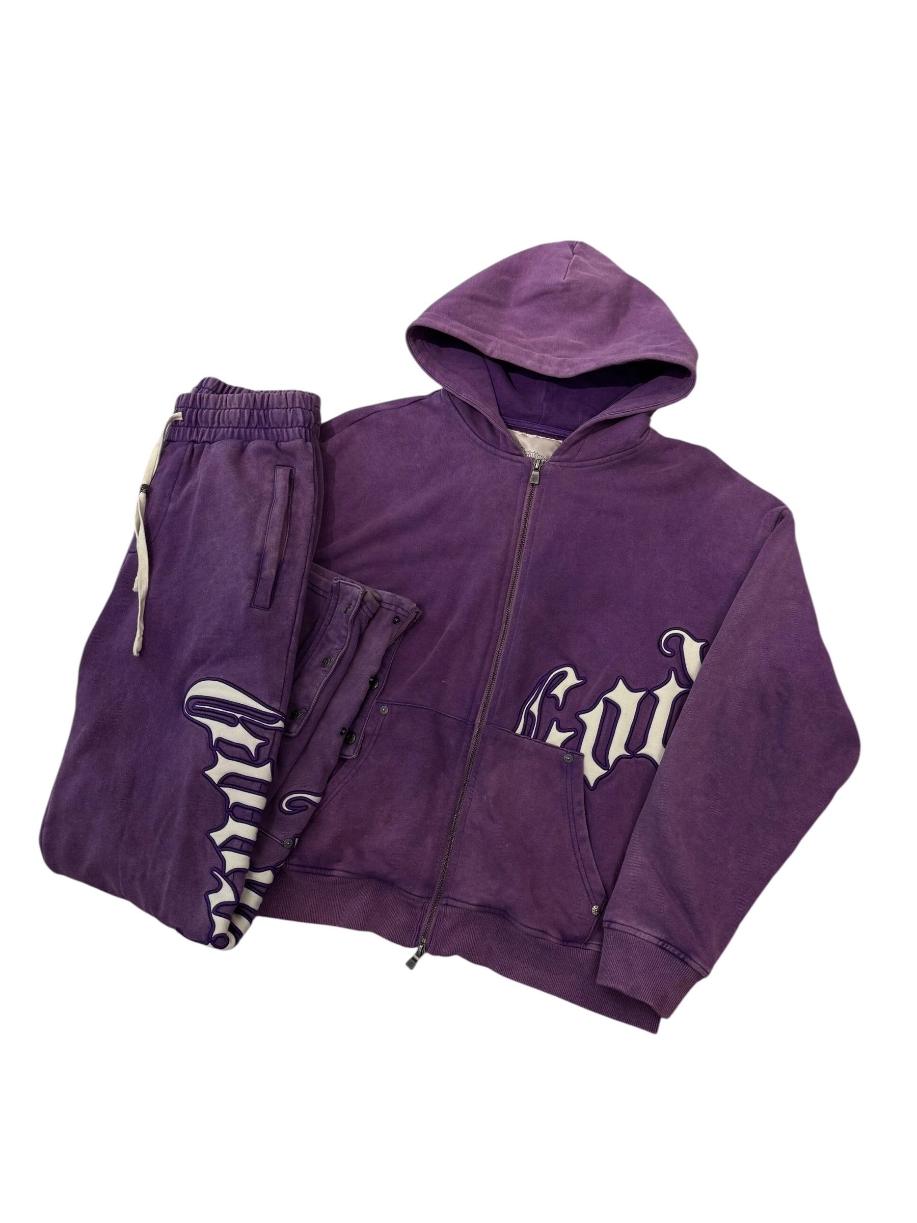 Godspeed OG Logo Purple Sweatsuit