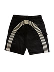 Carpe Diem Arch Double Knee Jorts Black