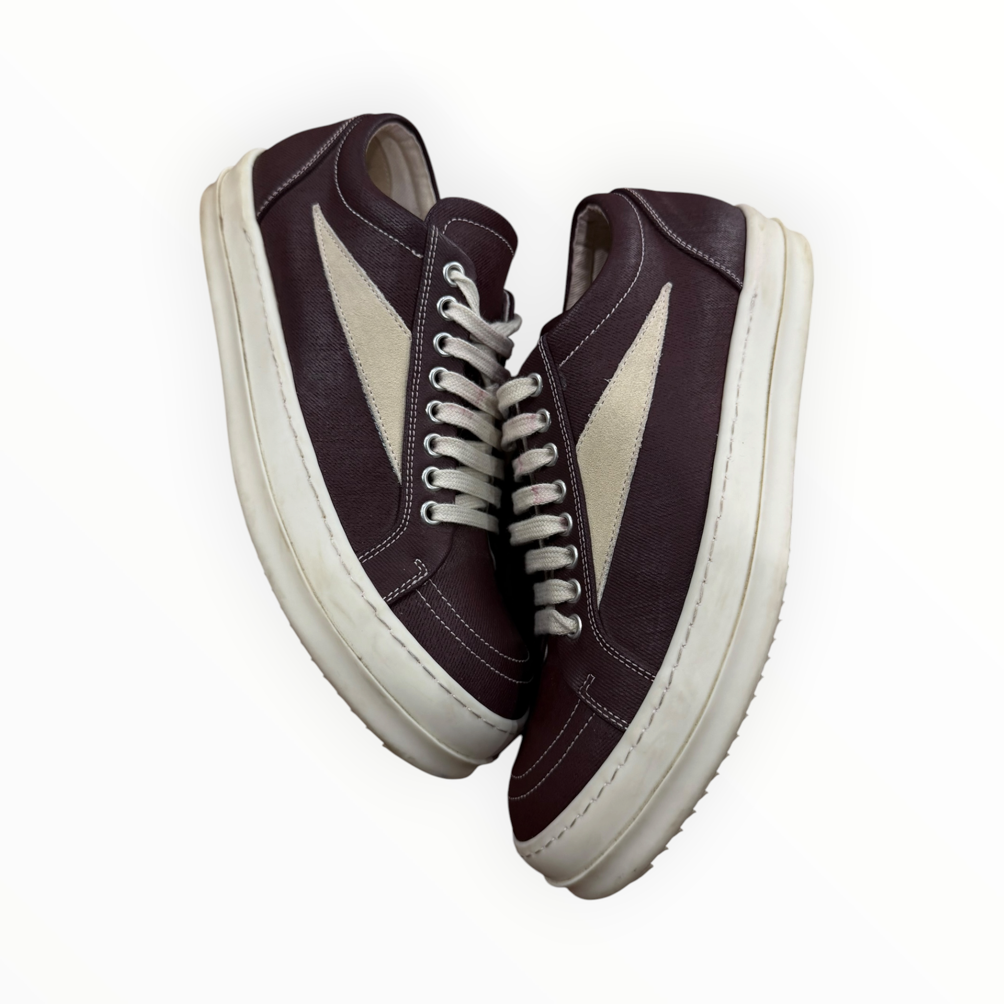 Rick Owens DRKSHDW Vintage Low Burgundy