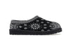 Bravest Studios Black Paisley Slippers