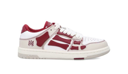 Amiri Varisty Skel Low Top Low Deep Red