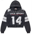 Vale Forever Jerzee Zip Up Hoodie Black