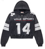 Vale Forever Jerzee Zip Up Hoodie Black