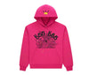 Sp5der Pink Angel Number Beluga Hoodie