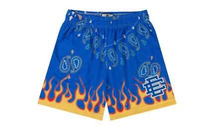 Eric Emmanuel EE Basic Short Blue Paisley Flame