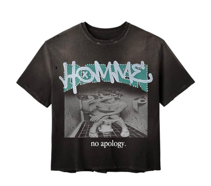 Daven Homme No Apology Tee Black