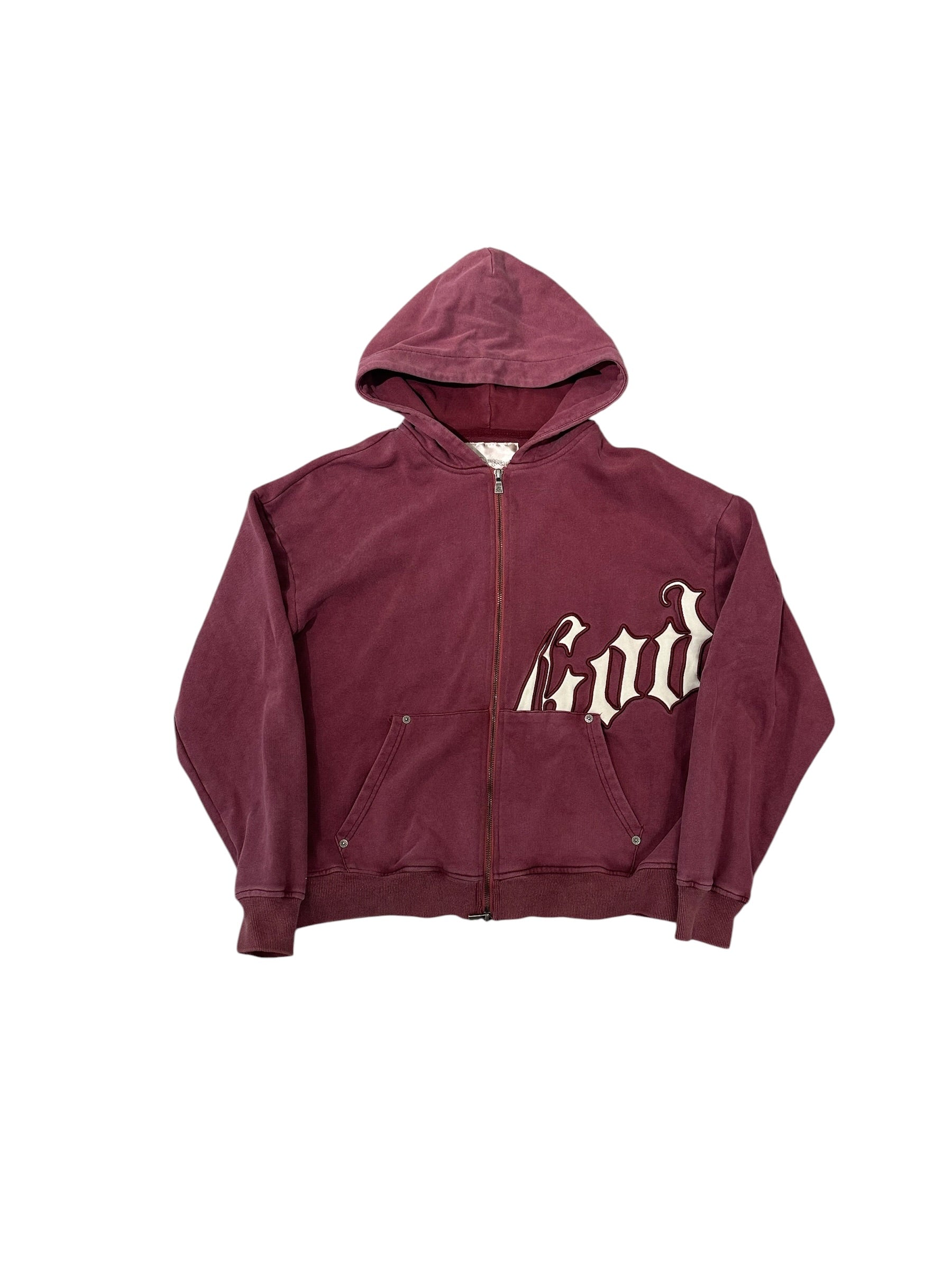 Godspeed Logo Zip Up Maroon