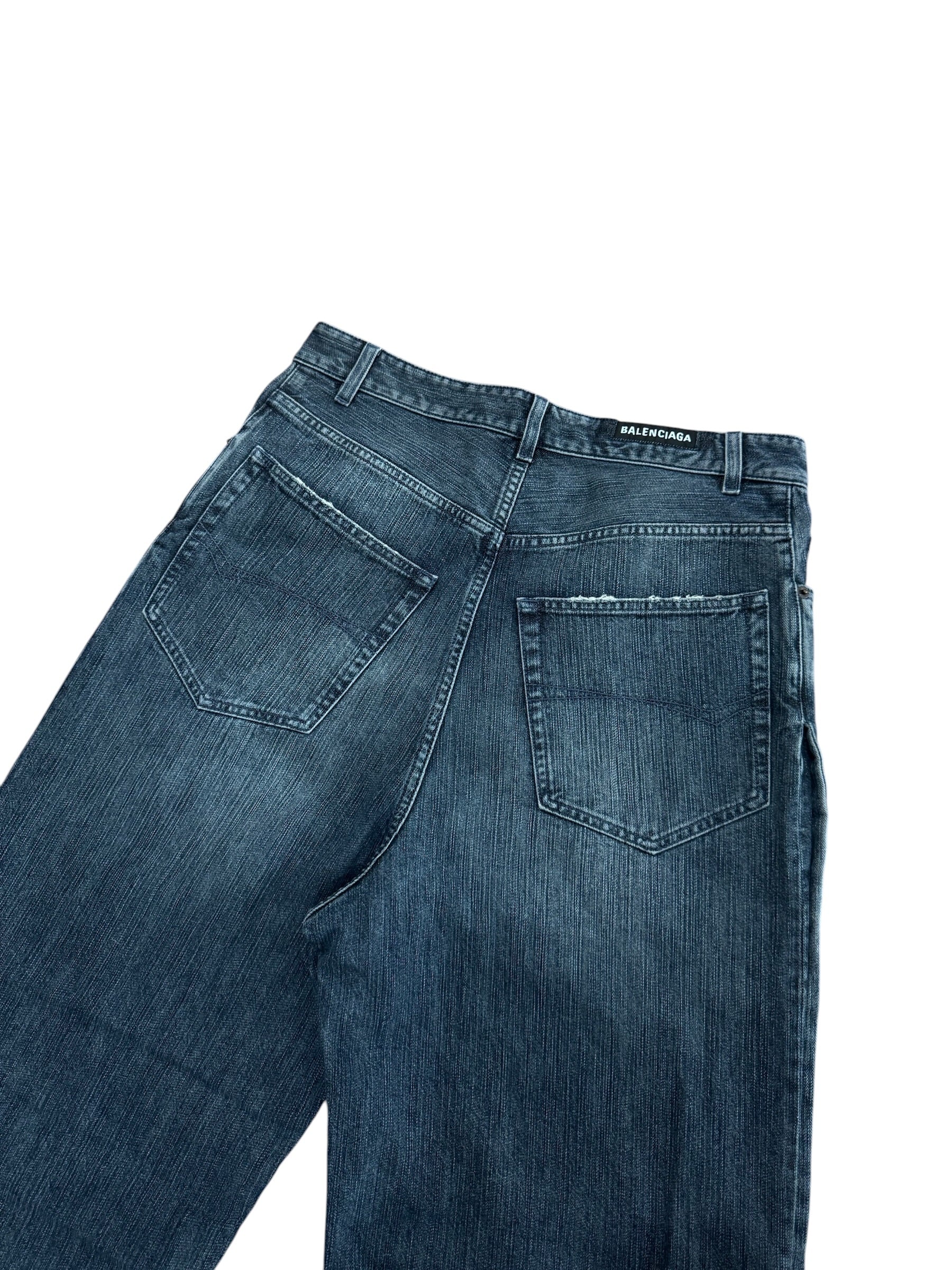Balenciaga Double Effect Front Jeans