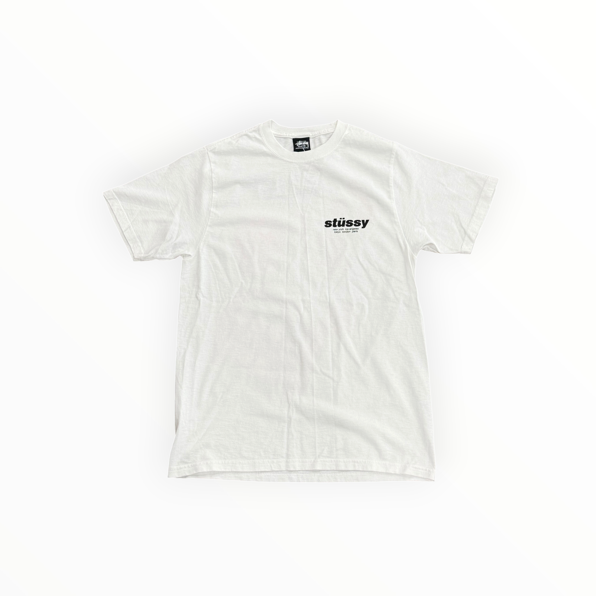 Stussy Rollers Tee White