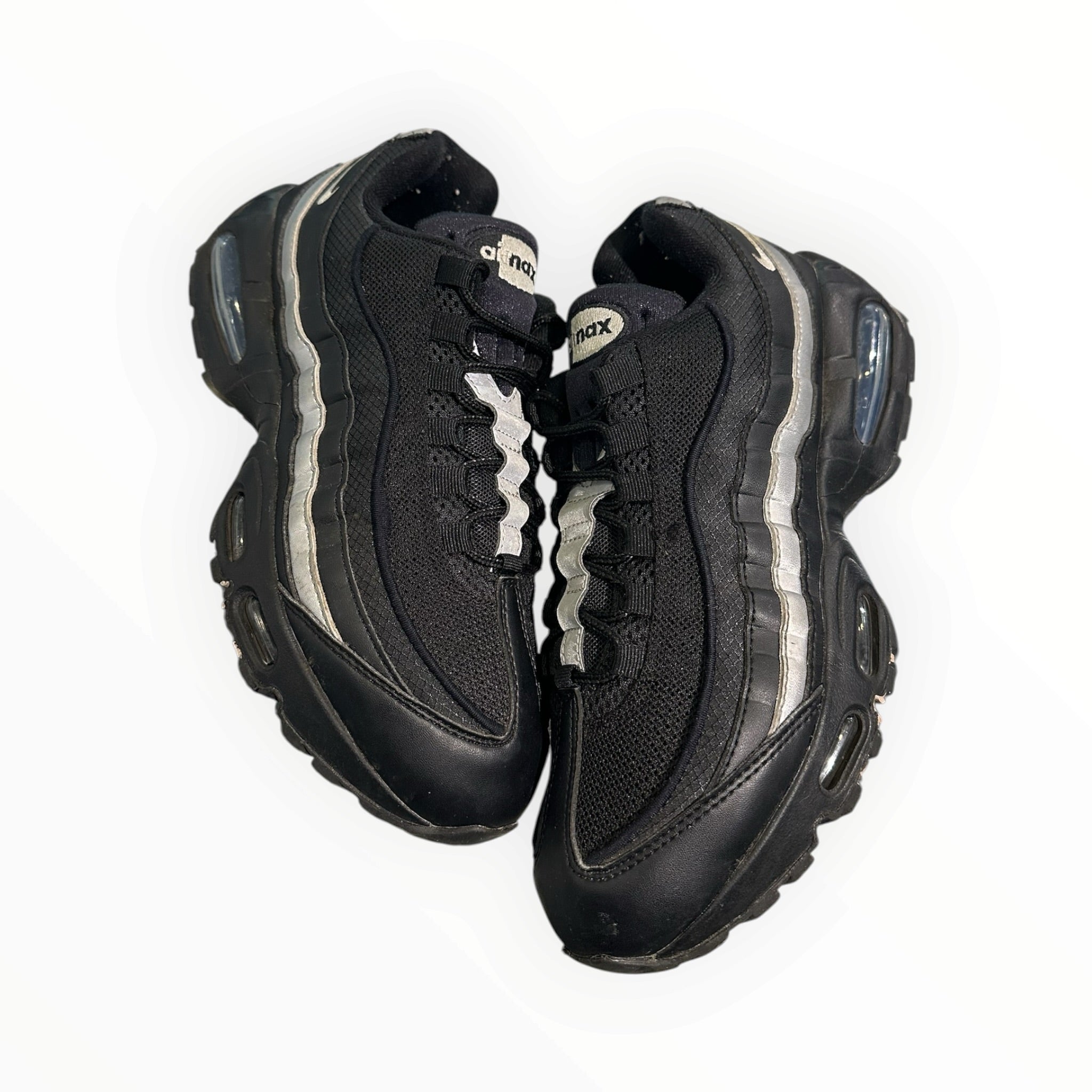 Nike Air Max 95 OG Big Bubble Black White Metallic Silver