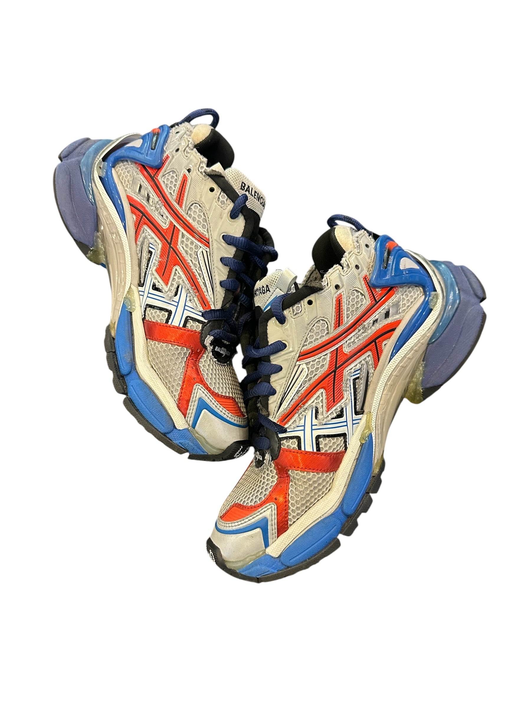 Balenciaga Runner Sneaker Red/Blue/Silver
