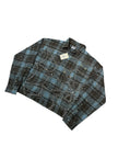 Vale Forever Rhinestone Flannel Ocean Blue