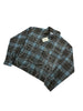 Vale Forever Rhinestone Flannel Ocean Blue