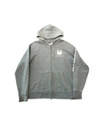 Bape Pirate Store Collegiate Zip Up Grey