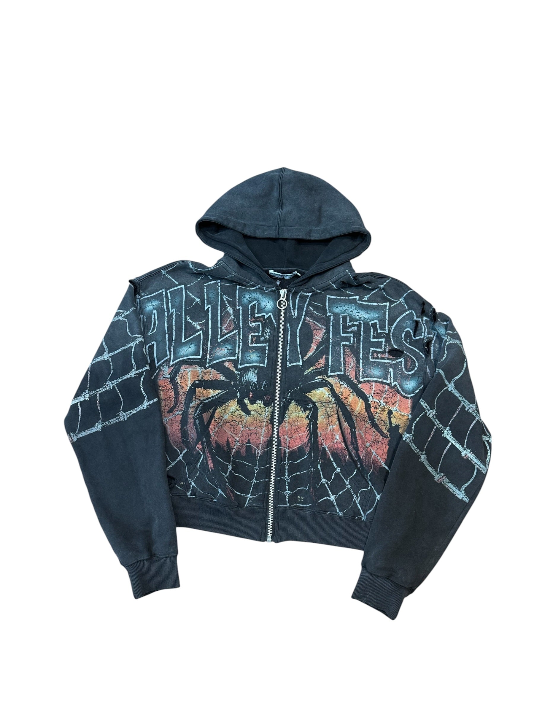 Vale Forever Widow Big Zip Up Black