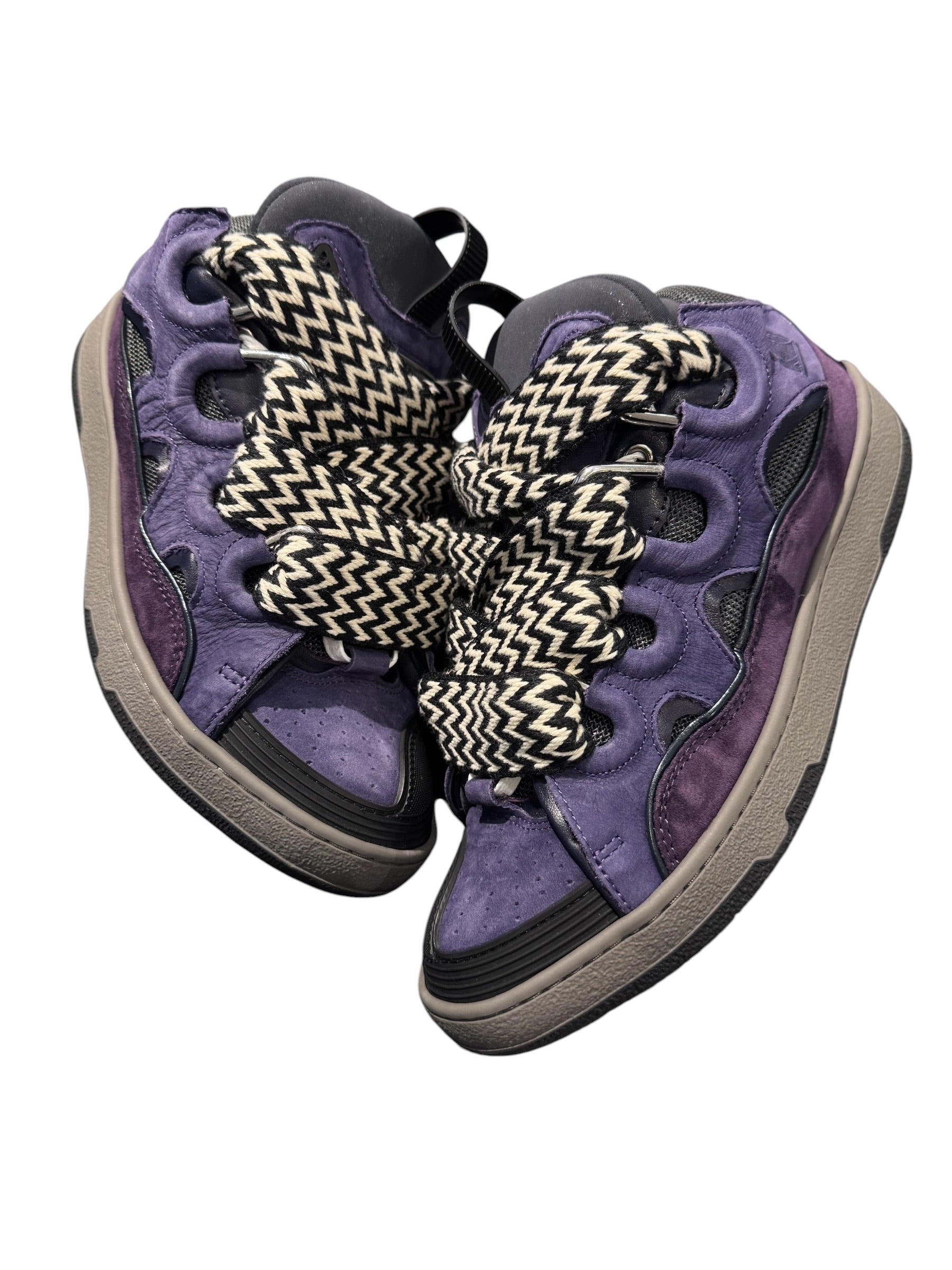 Lanvin Curn Sneaker Purple/Black