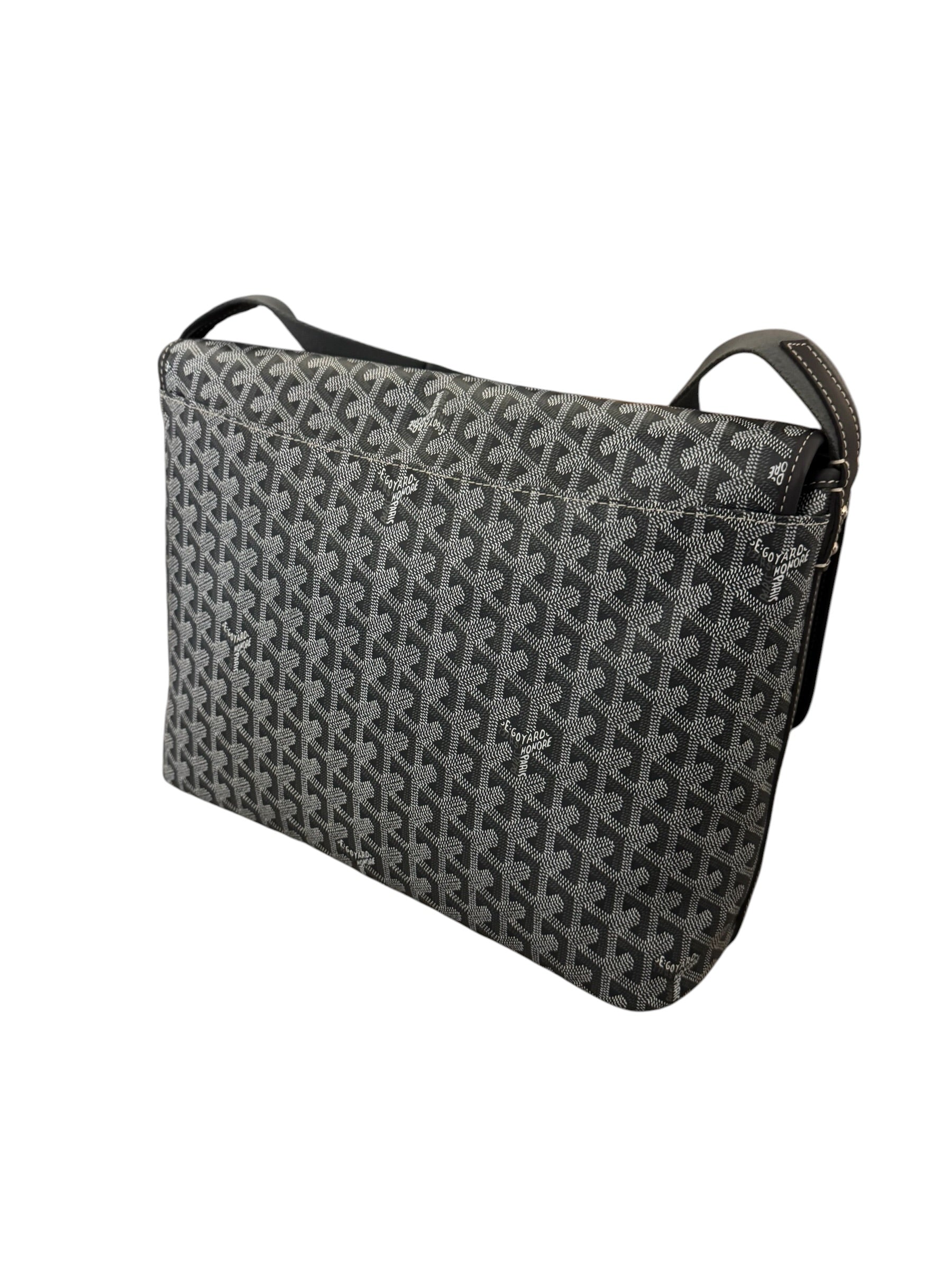 Goyard Grey Capitein MM Messenger Bag