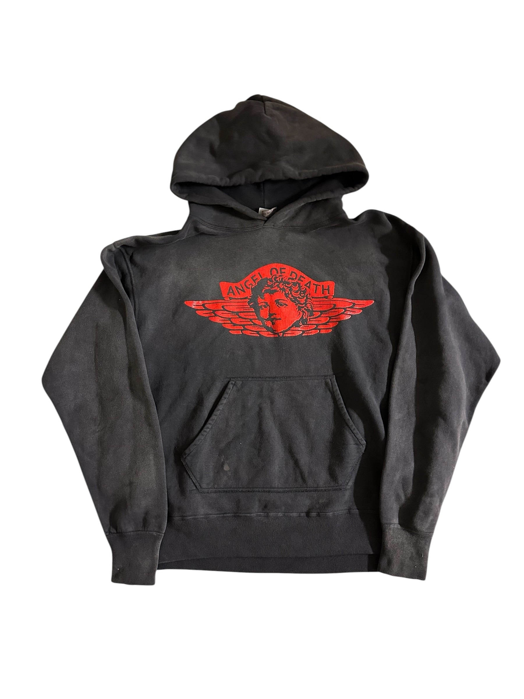 Saint Michael Angel Hoodie Black