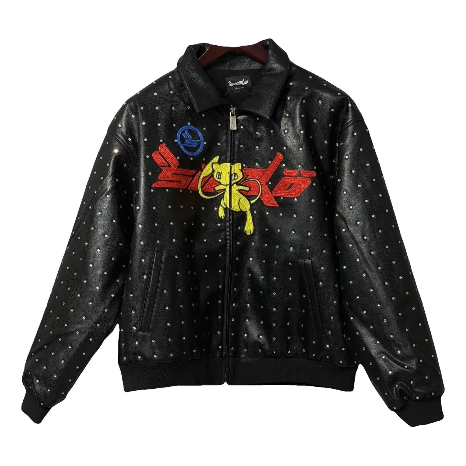 Sicko Mew Leather Jacket Black
