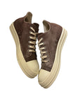 Rick Owens Low Top Suede Terra/Milk