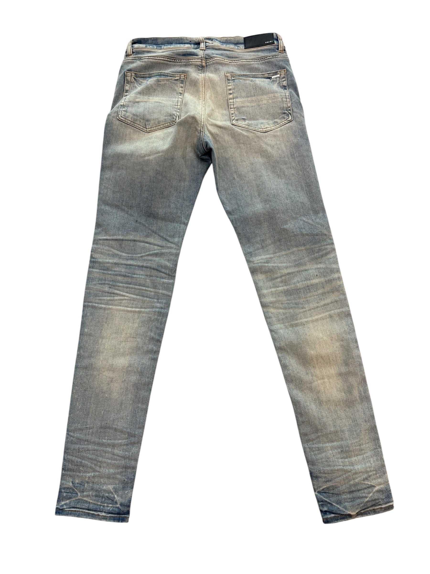 Amiri Tie Dye Art Patch Denim
