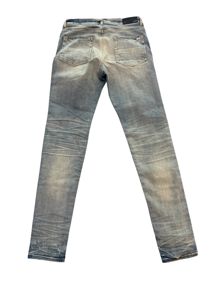 Amiri Tie Dye Art Patch Denim
