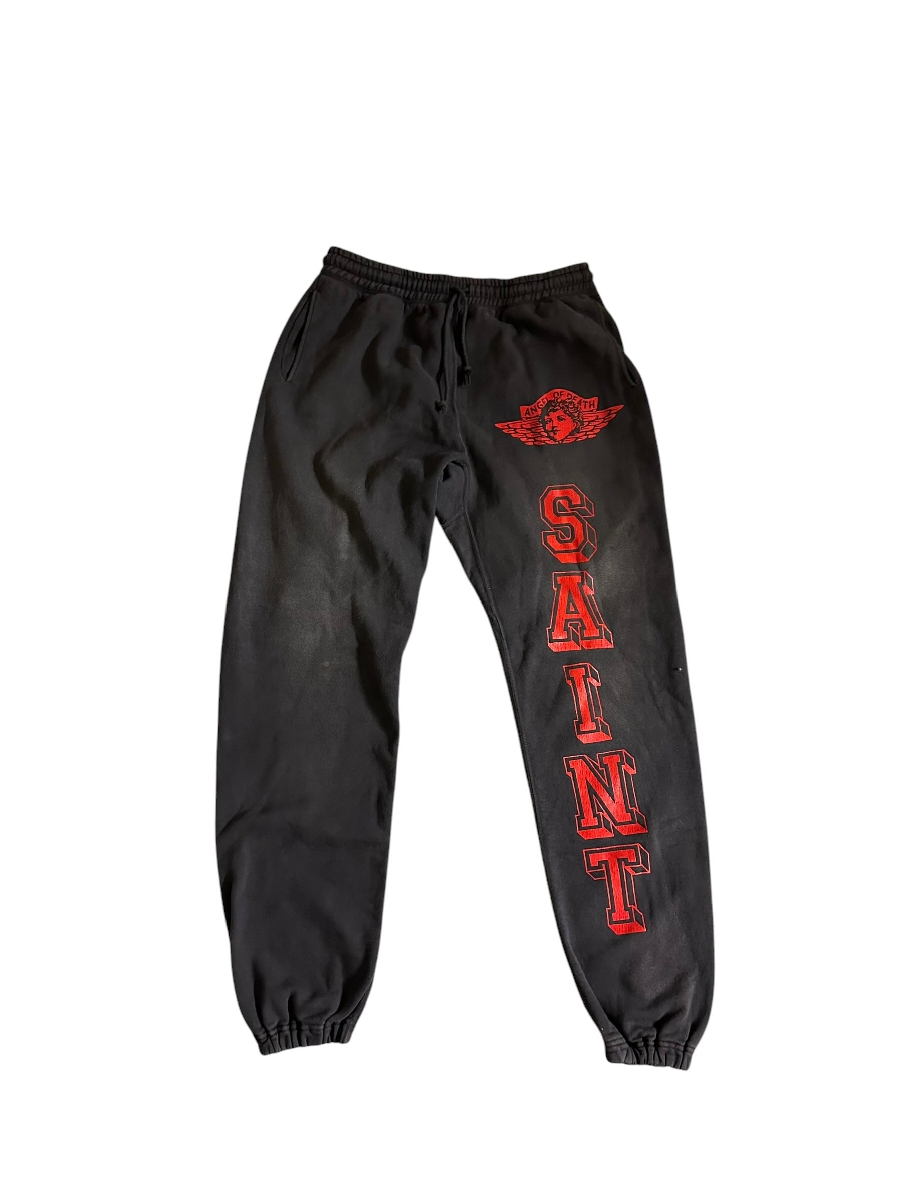 Saint Michael Angel Sweatpants Black