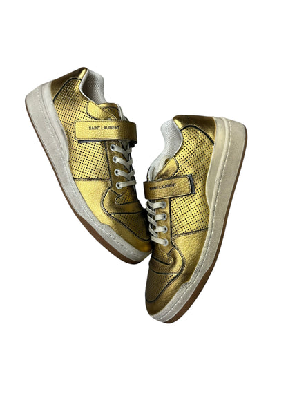 Saint Laurent Low Top Gold