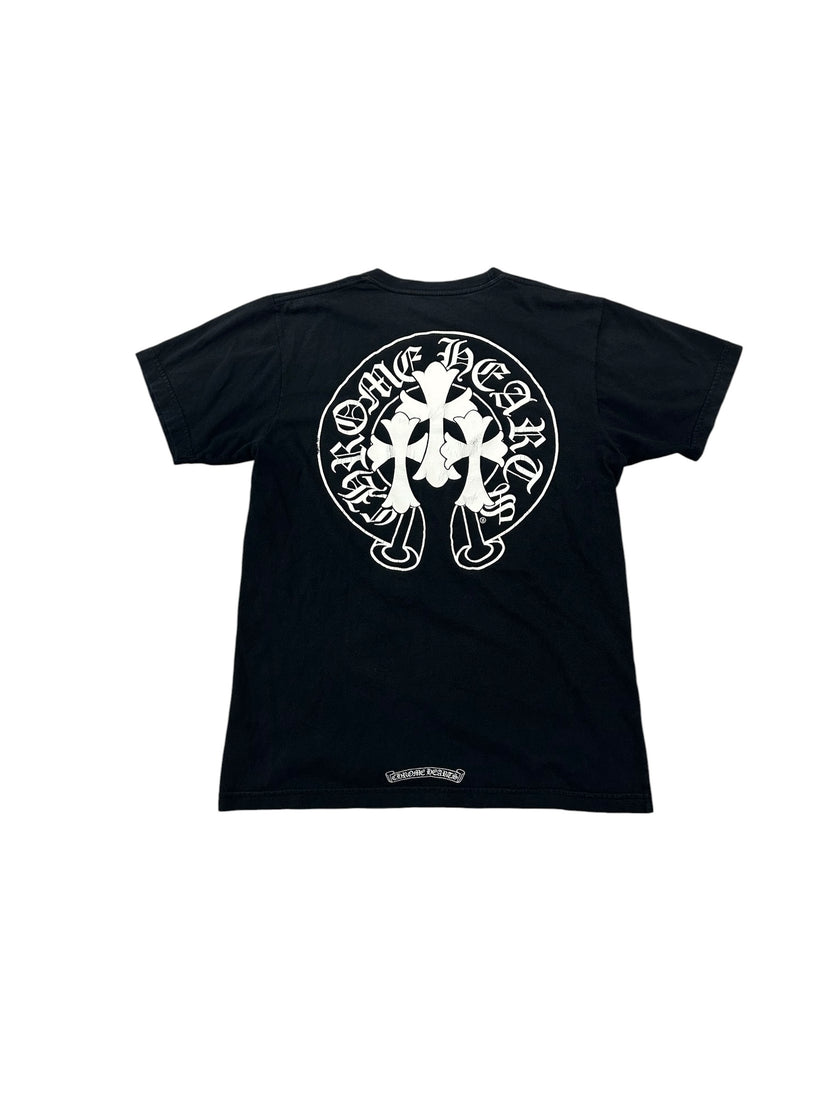 Chrome Hearts Triple Cross Horseshoe Tee Black