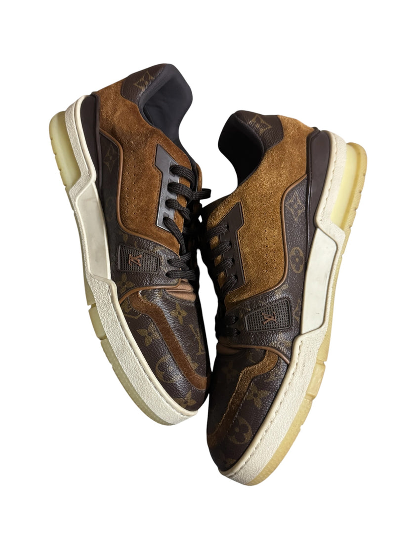 Louis Vuitton Mongram Trainers Brown