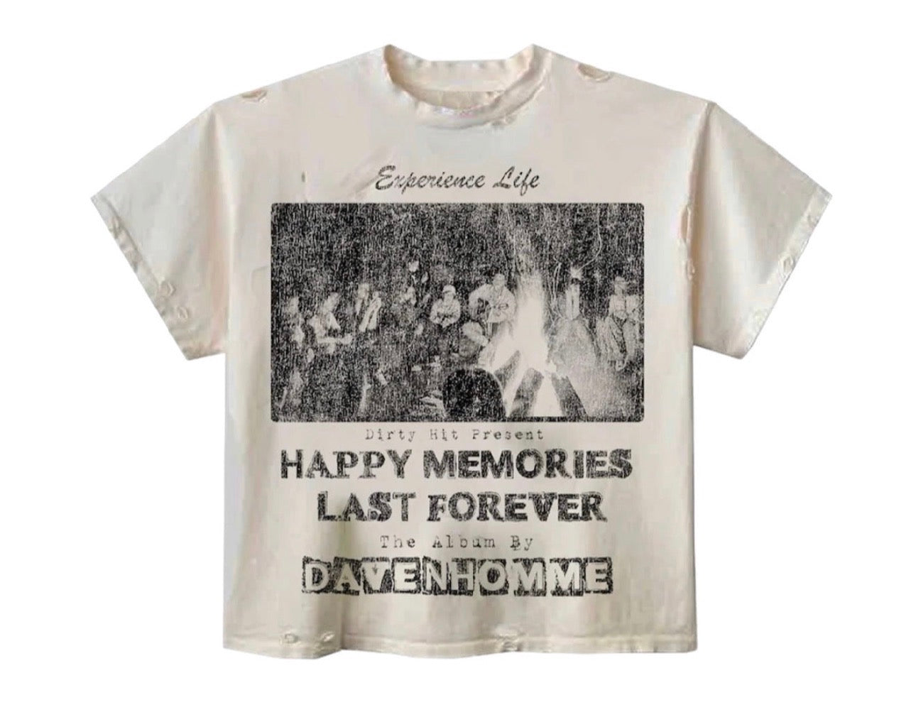 Daven Homme Happy Memories Tee White