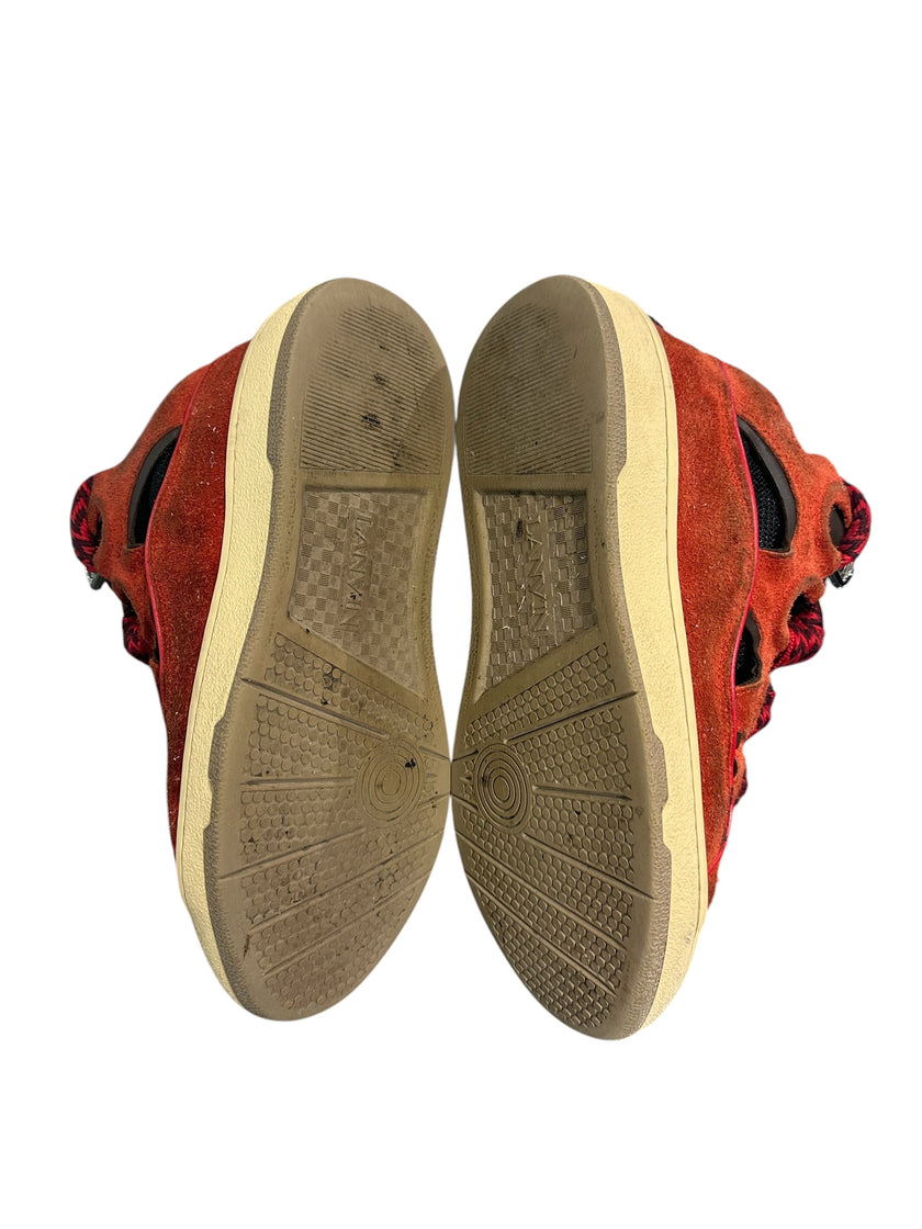Lanvin Curb Sneaker Poppy Red/Black