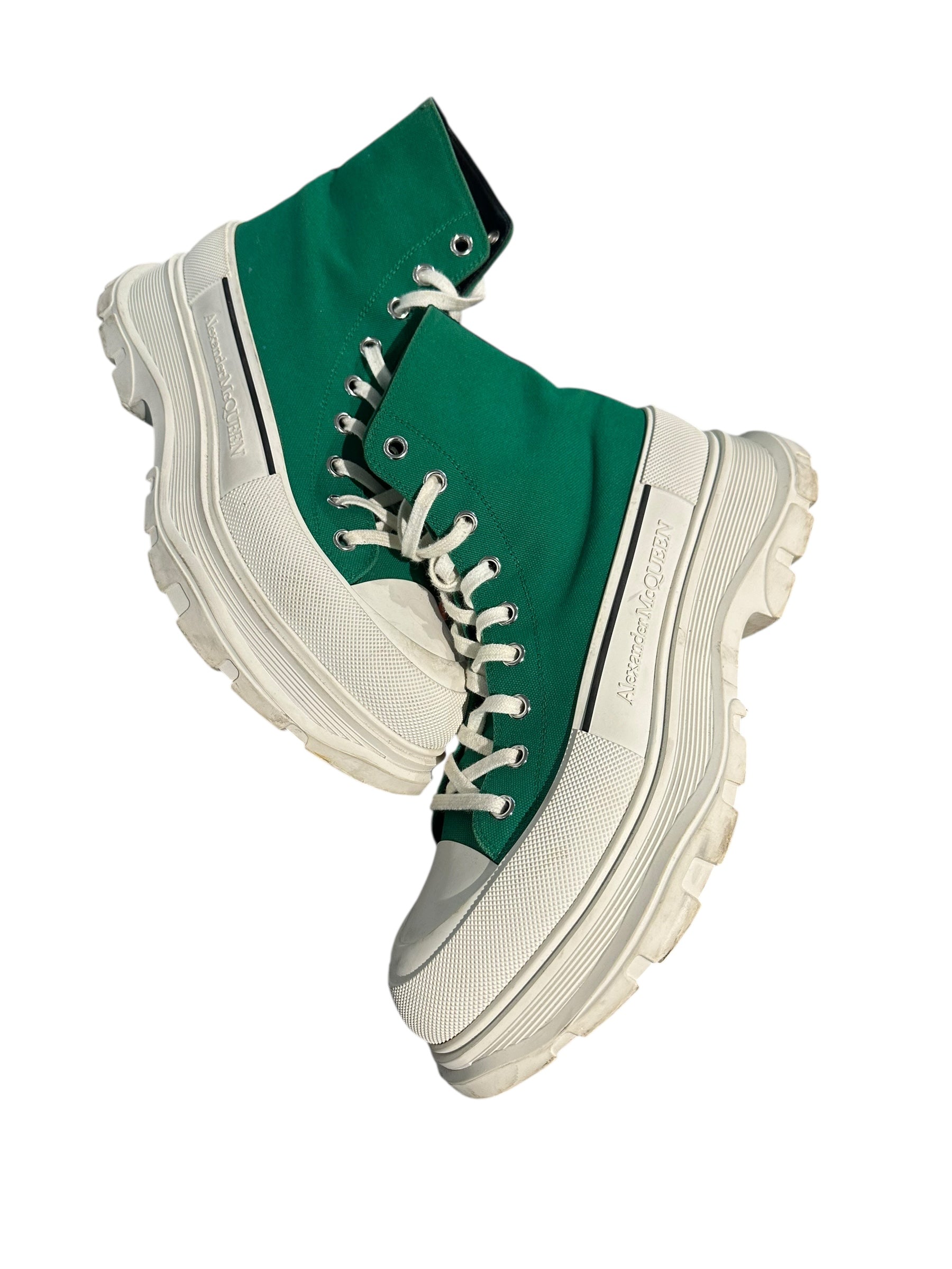 Alexander McQueen Tread Slick High Green