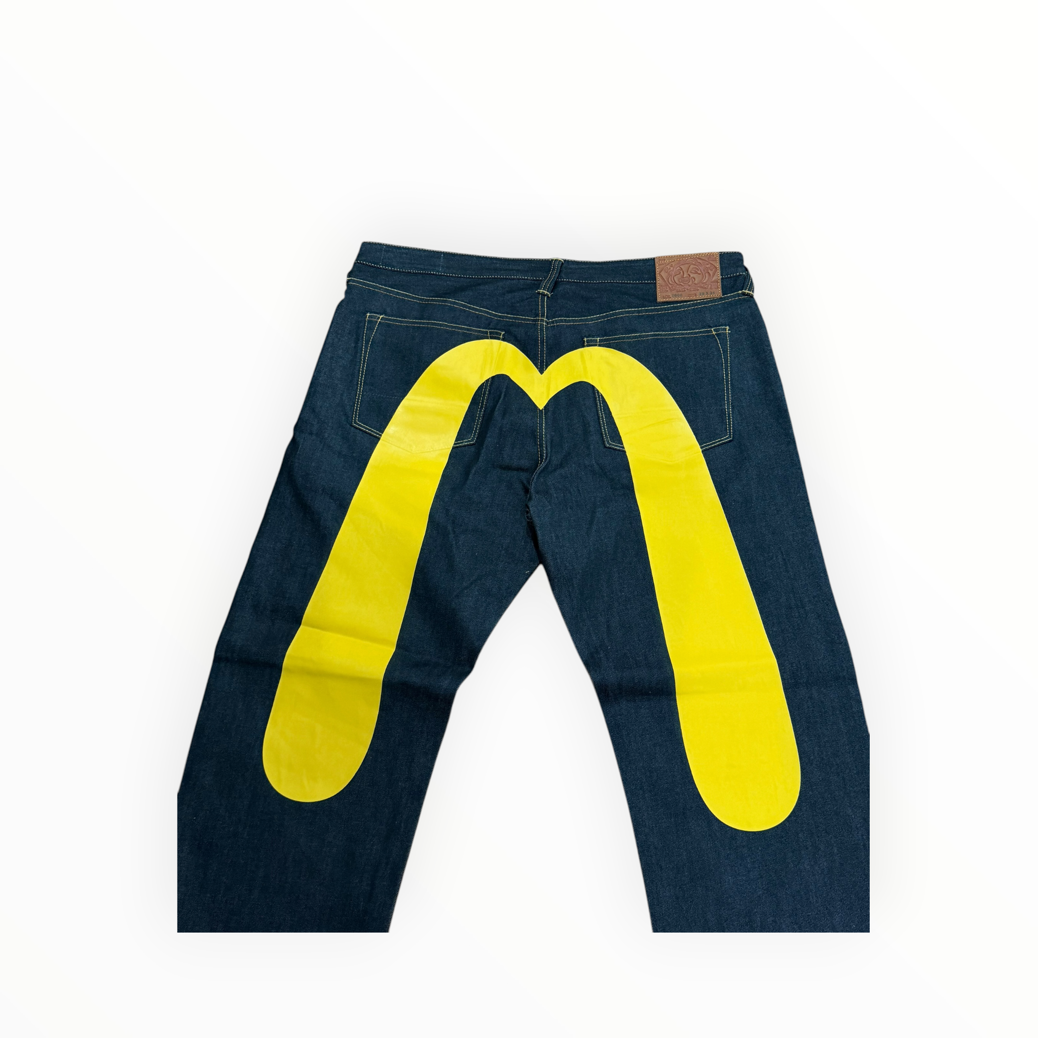 Evisu Denim Baggy Bit Blue/Yellow
